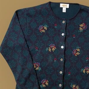 Vintage Talbots Embroidered Sweater